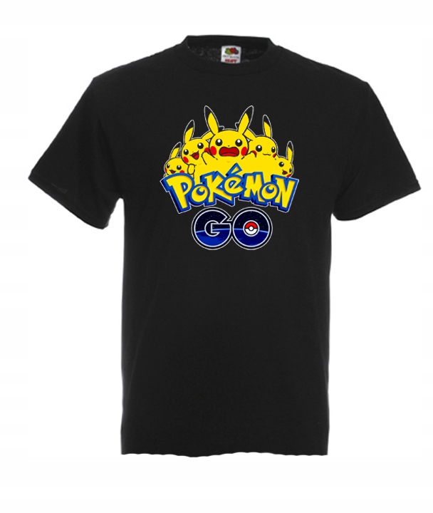 

M Koszulka Męska Pokemon Go Pikachu Pokeball