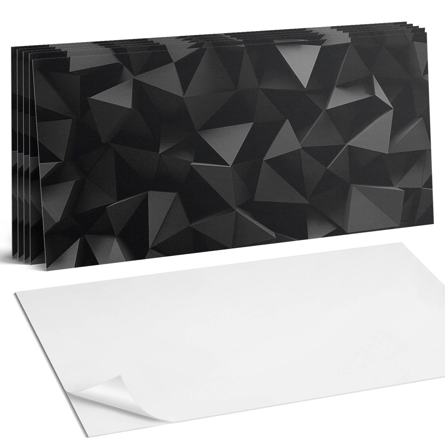 Samolepiace vinylové dlaždice s potlačou Dynamická 3D forma 6 x 60 x 30 cm
