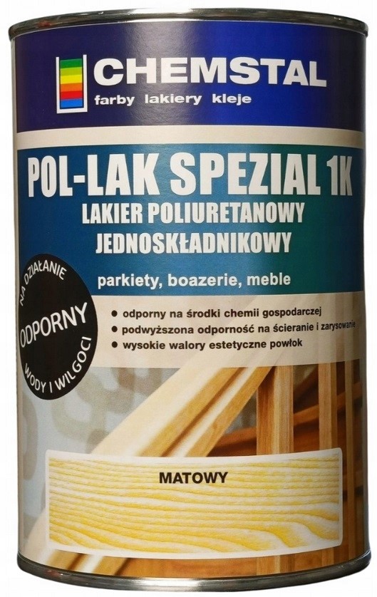 Polyuretanový lak Pol-lak Spezial 1K 6L Mat Chemstal