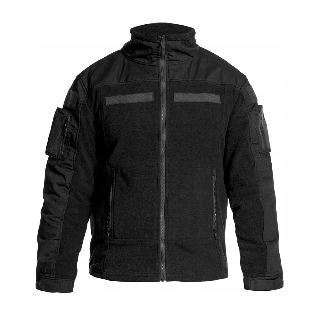 Fleecová Mikina Mikina fleecová rozepínací Mfh Combat Black XL