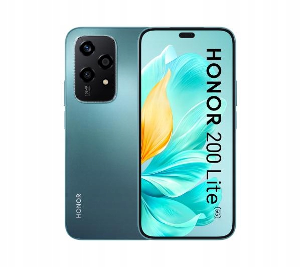 Smartfon Honor 200 Lite 8 Gb 256 Gb 5G Niebieski Cyan Lake