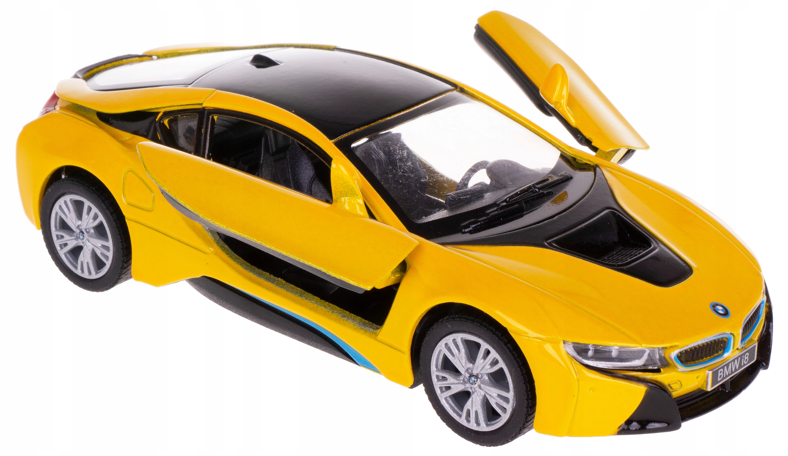 

Bmw I8 Model Metalowy 1:36 Kinsmart Żółty