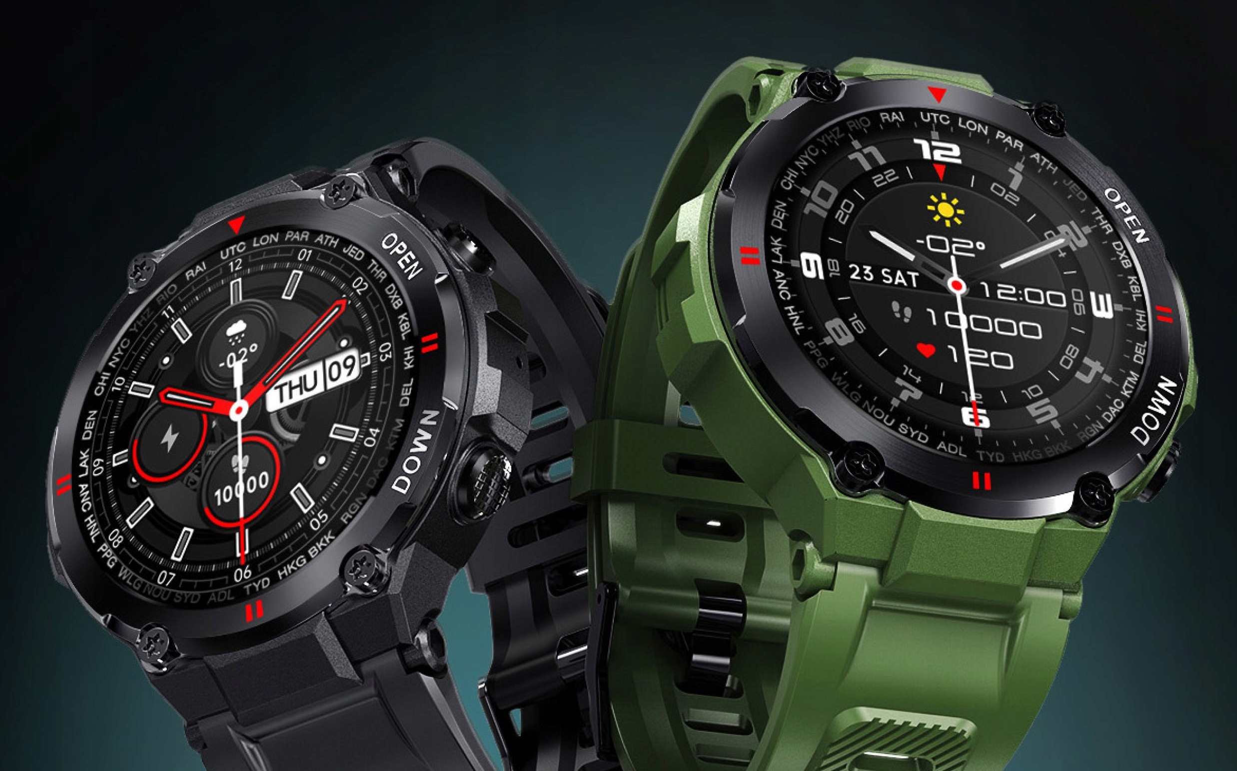 SMARTWATCH MĘSKI MILITARNY WODOODPORNY ROZMOWY WIELOFUNKCYJNY POLSKIE MENU Kompatybilność systemowa Android iOS