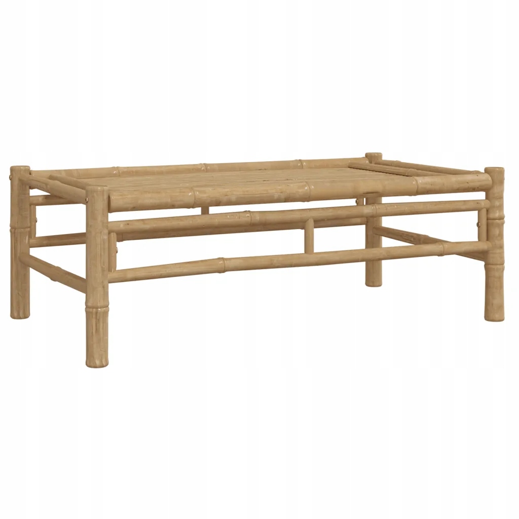 Bambusový zahradní stolek 100 x 55 x 33 cm, přírodní