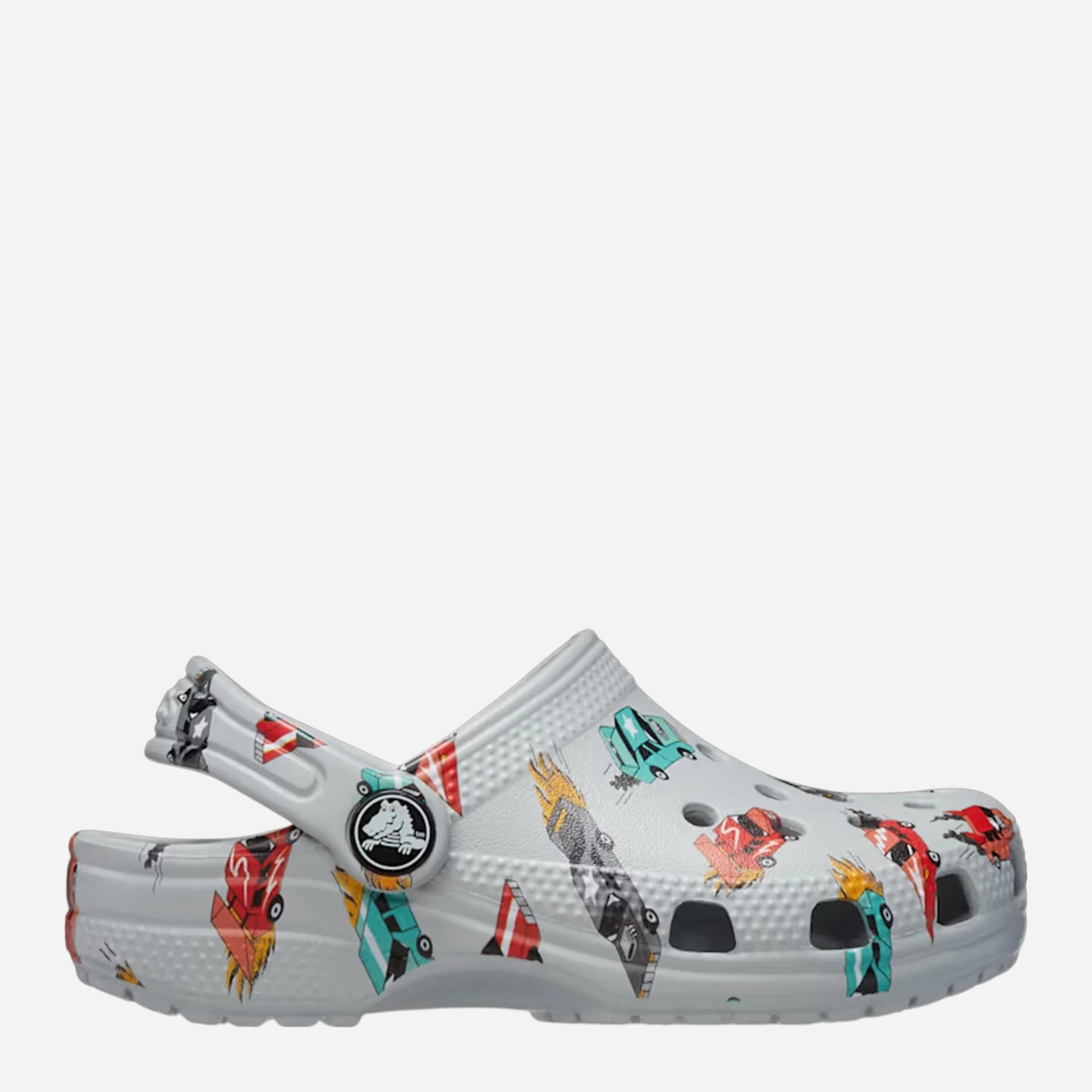 Chodaki chłopięce Crocs Classic Race Cars Graphic Clog Kids T 210992-1NN