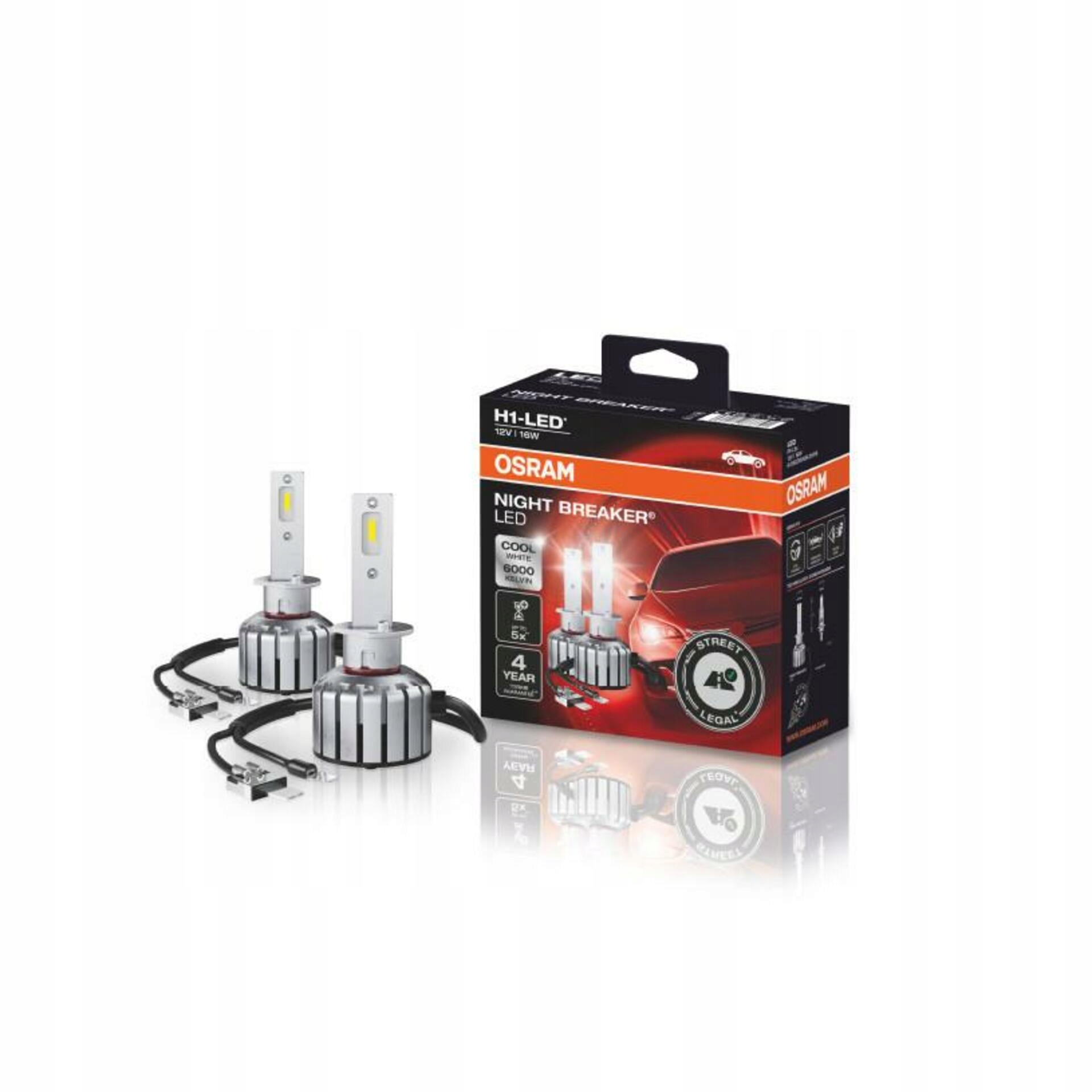 Osram H1 Night Breaker Led +230% homologovanej Led žiarovky 2ks 64150DWNB-2HF