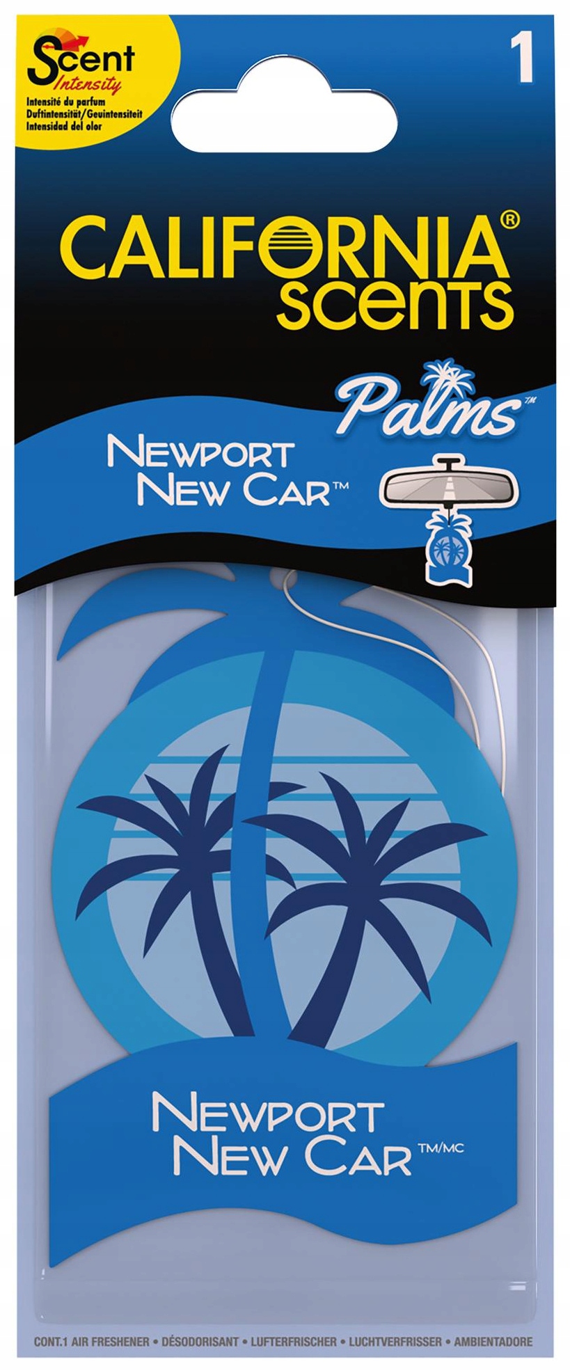

California Scents Zawieszka Palma Newport New Car