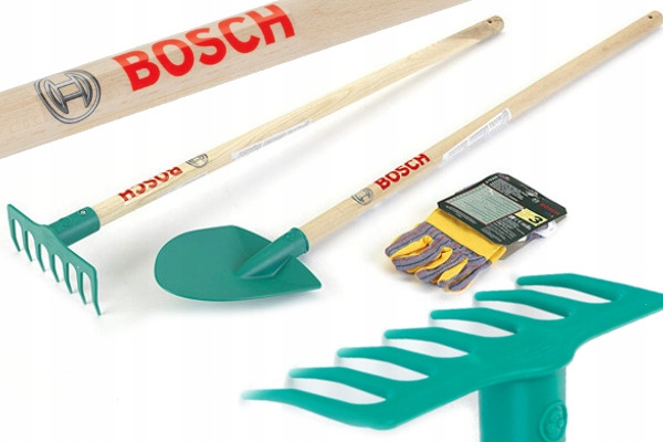 ZESTAW OGRODOWY BOSCHRĘKAWICE ŁOPATA GRABIE Klein