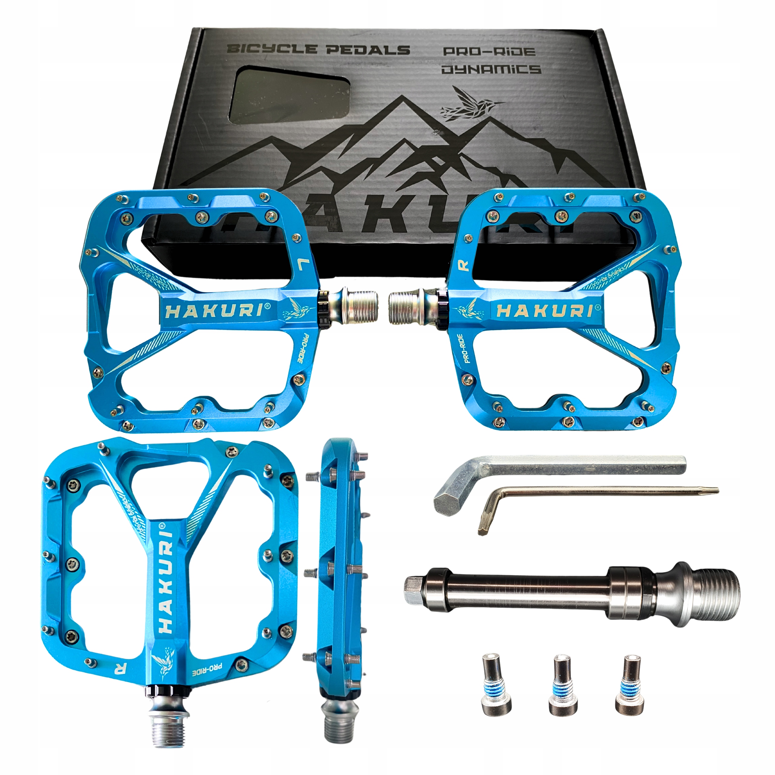 Hliníkové platformové pedály na kolo Mtb Enduro, strojová ložiska, Lehké