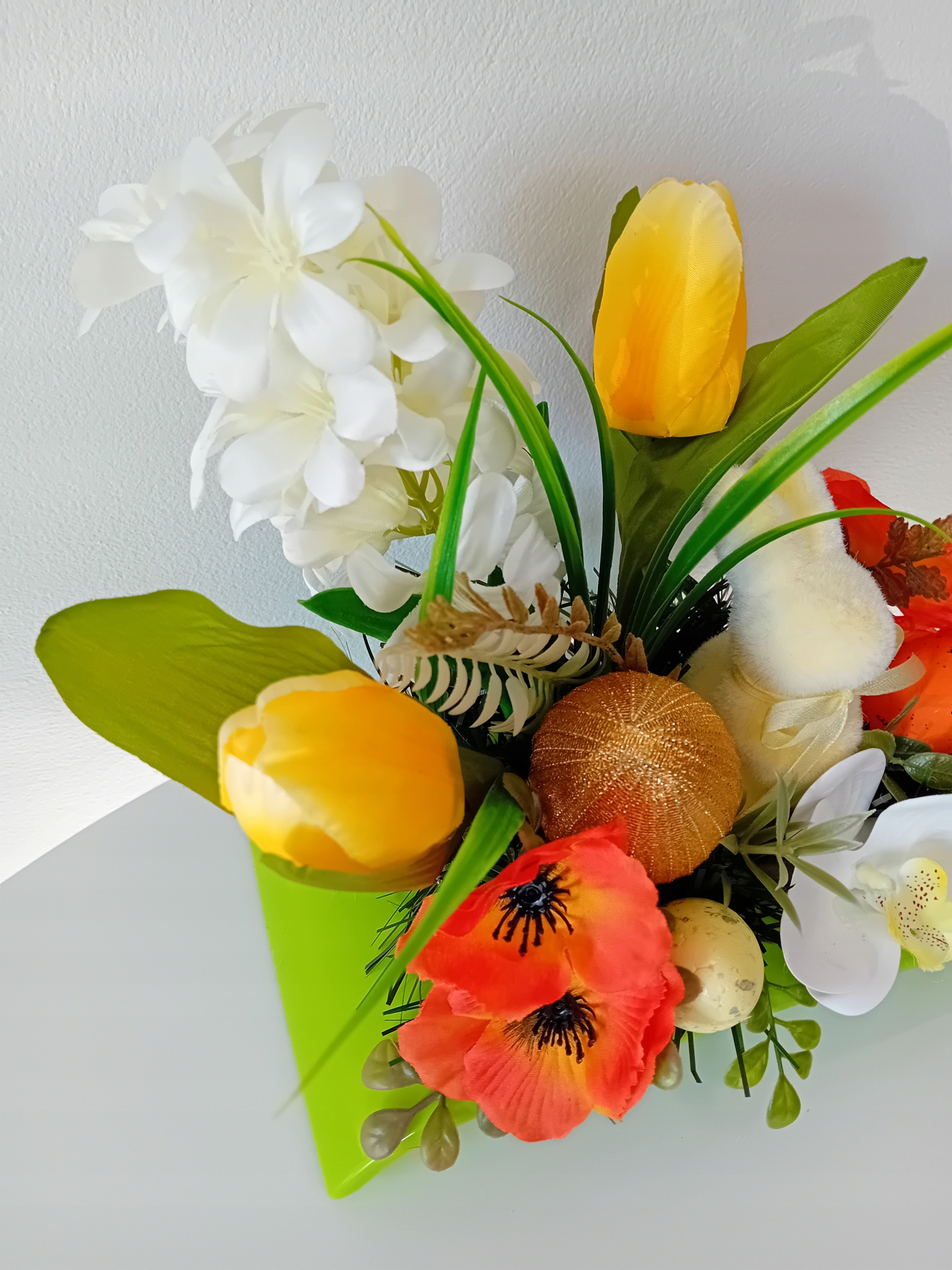 STROIK WIELKANOC GLAMOUR DEKORACJA WIĄZANKA CMENTARZ ZAJĄC IKEBANA WIOSENNY Rodzaj stroik