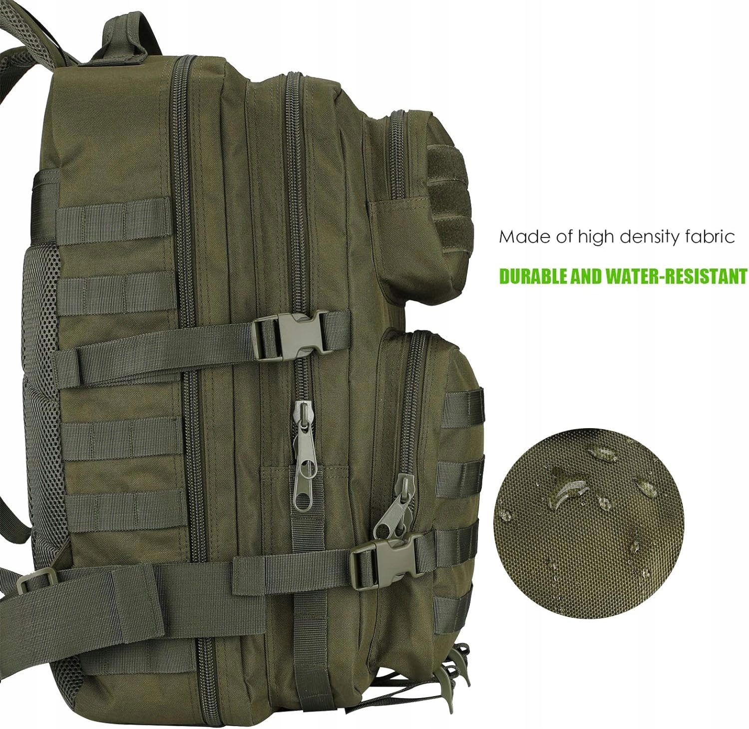 PROCASE Plecak Taktyczny 40L Wojskowy Duża Pojemność Na Wędrówki Camping — miniatura 2