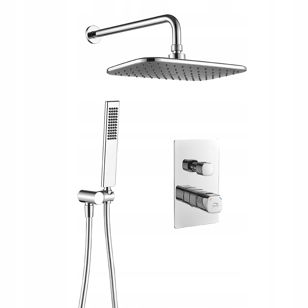 Podomietkový Sprchový Set Chróm Batéria Komplet Laveo Tores