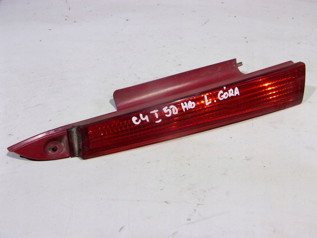 Citroen C4 and light left rear part rear upper