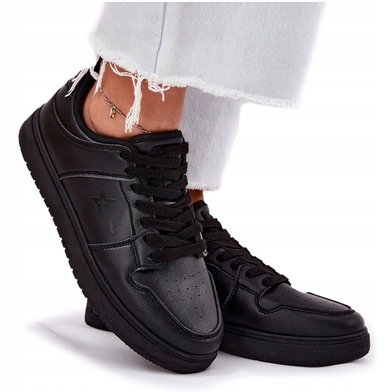 Dámské Lehké Tenisky Big Star RR274A242 Hi-poly Systém Černé 38