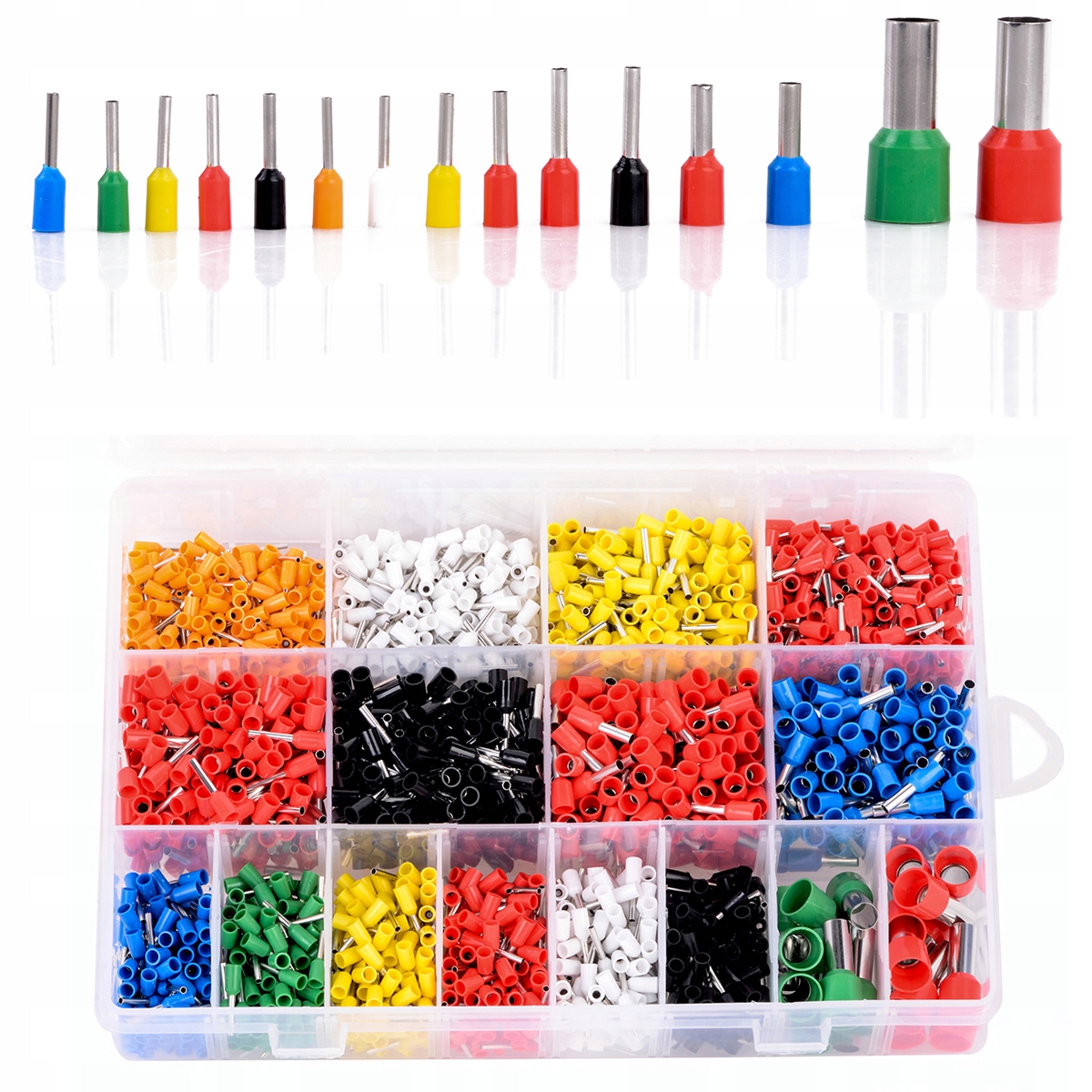 ZESTAW ZACISKÓW ELEKTRYCZNYCH ZŁĄCZA ZACISKANE PRZEWODU ZŁĄCZA SAMOCHODOWE Kod producenta 2867195