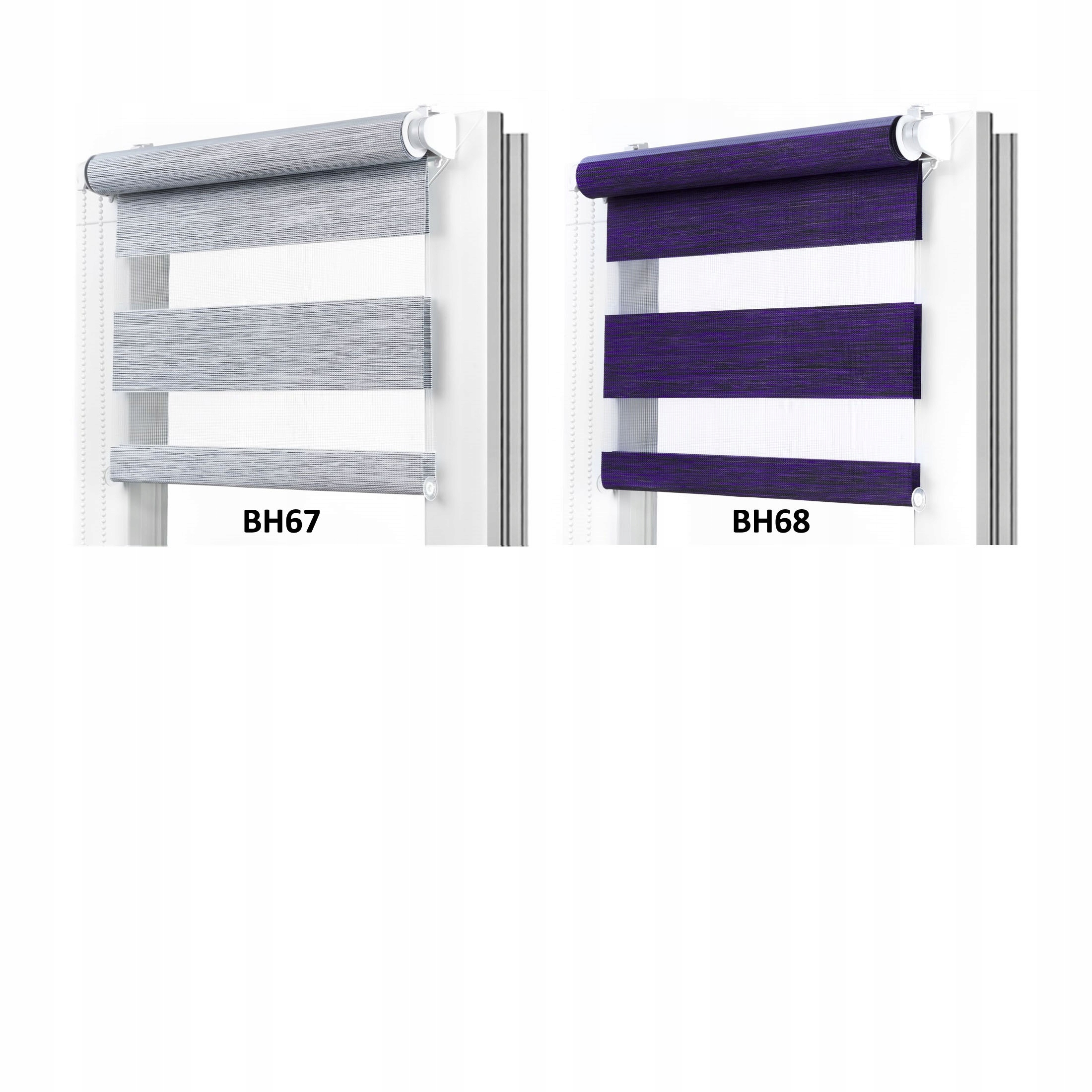 Roleta bezinwazyjna okno balkonowe KOLORY PREMIUM Długość 230 cm