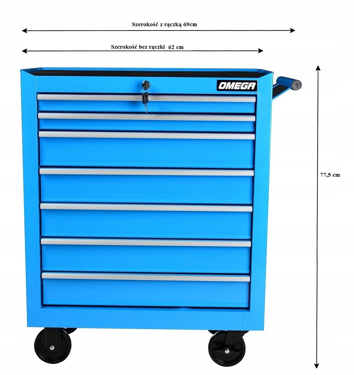 WÓZEK SZAFKA WARSZTATOWA NARZĘDZIOWA MOBILNY Farys Kod producenta FR4028N