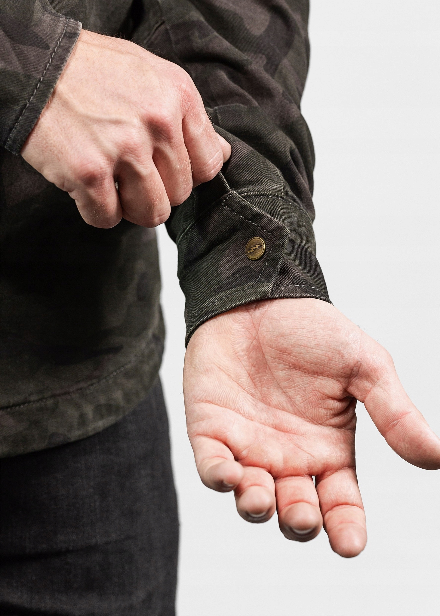 KOSZULA MOTOCYKLOWA JOHN DOE MOTOSHIRT L MORO Materiał inny