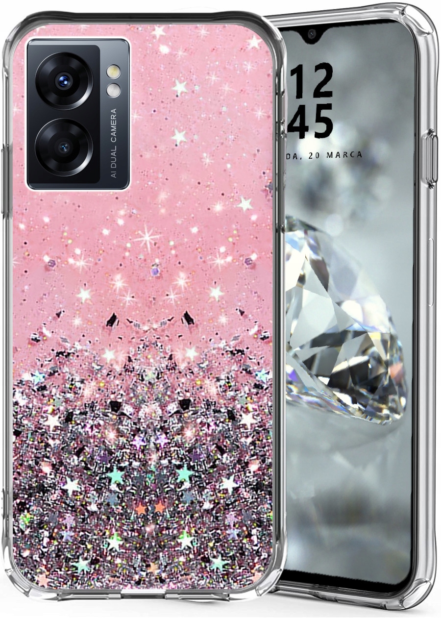 

Etui Do Oppo A77 A57 A57S Shining Brokat Case