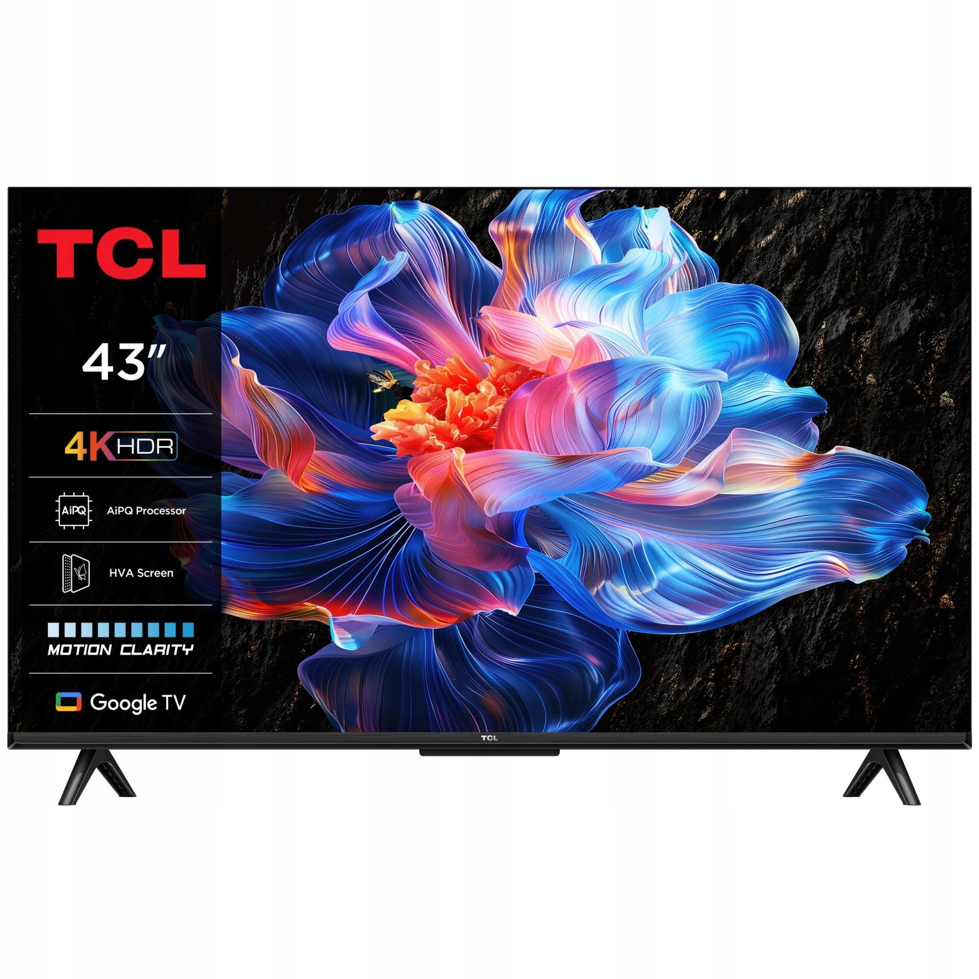 Televízor Tcl 43V6C 43" 4K Uhd SmartTV GoogleTV 60Hz Hdr Ai Bluetooth