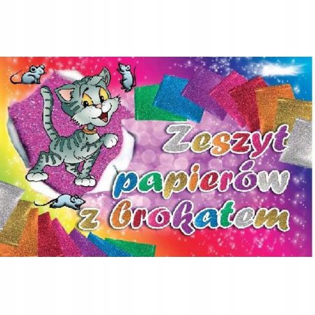 

Zeszyt Papierów Kolorowych Z Brokatem B4 8KOL 150G