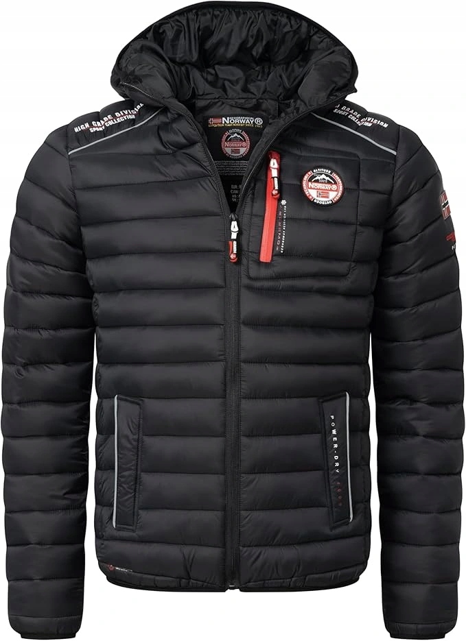 Pánská outdoorová přechodová bunda Geo Norway Brick na jaro, voděodolná