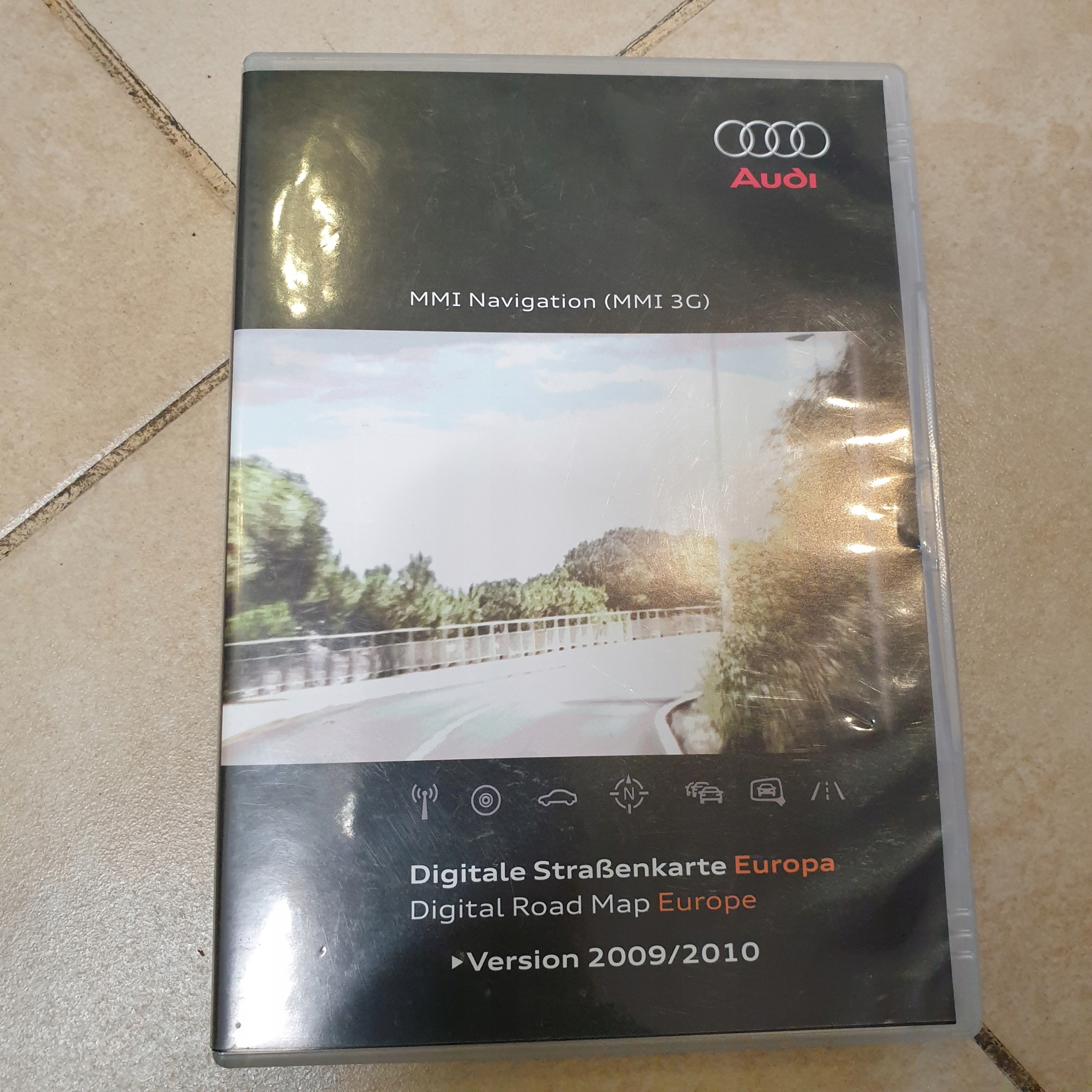 CD 2010r навігація NAVI MMI карта Європа AUDI