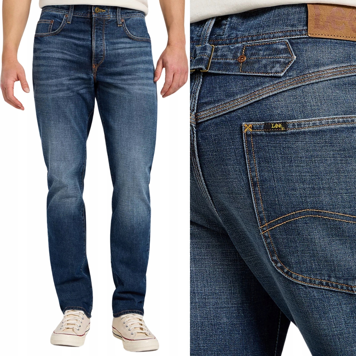 Lee Brooklyn Cowboy Jeans Limited klasické jednoduché džínové kalhoty W32 L32