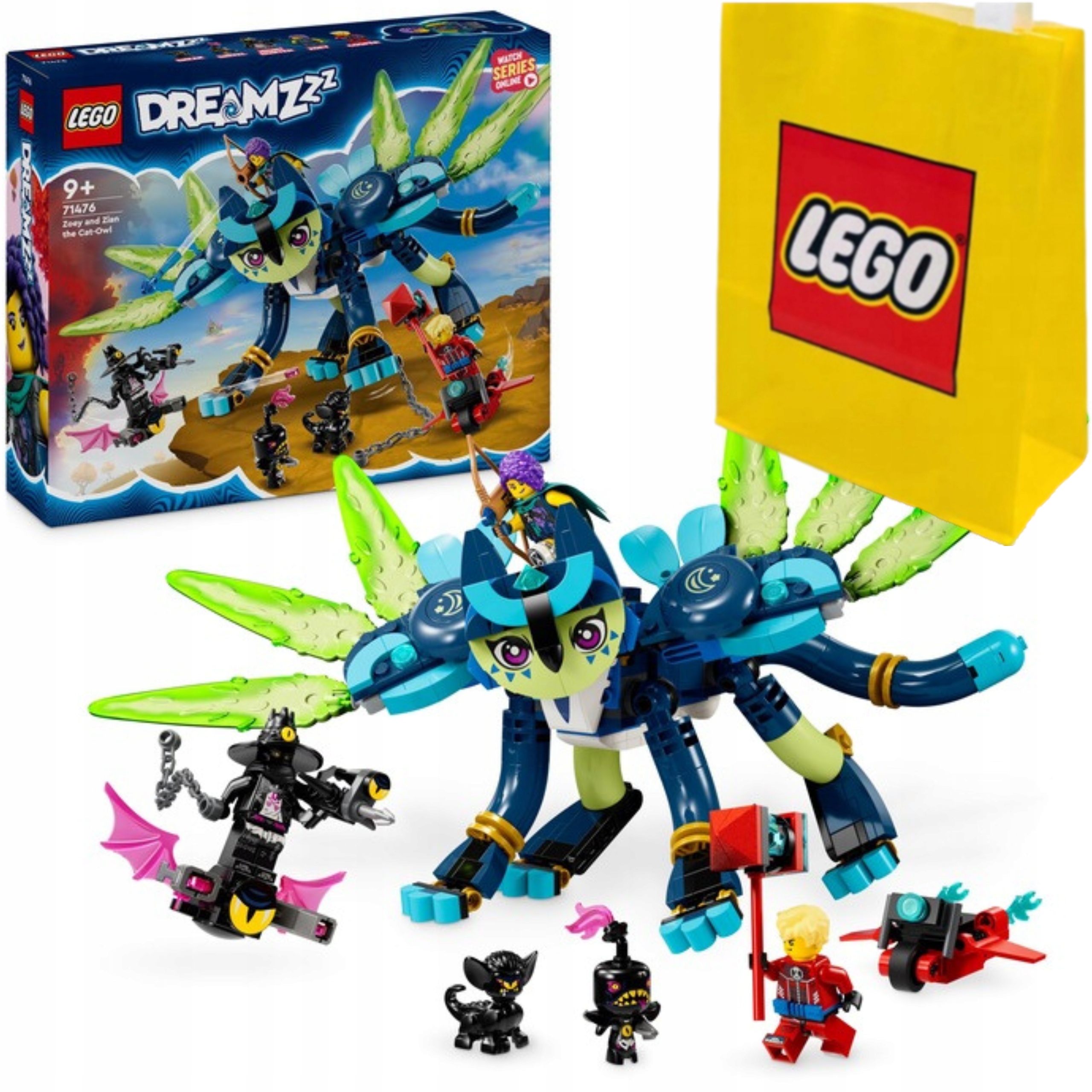 Lego DREAMZzz Zoey A Sova Kočka Zian Set 71476 Nové Lego Stavebnice Taška