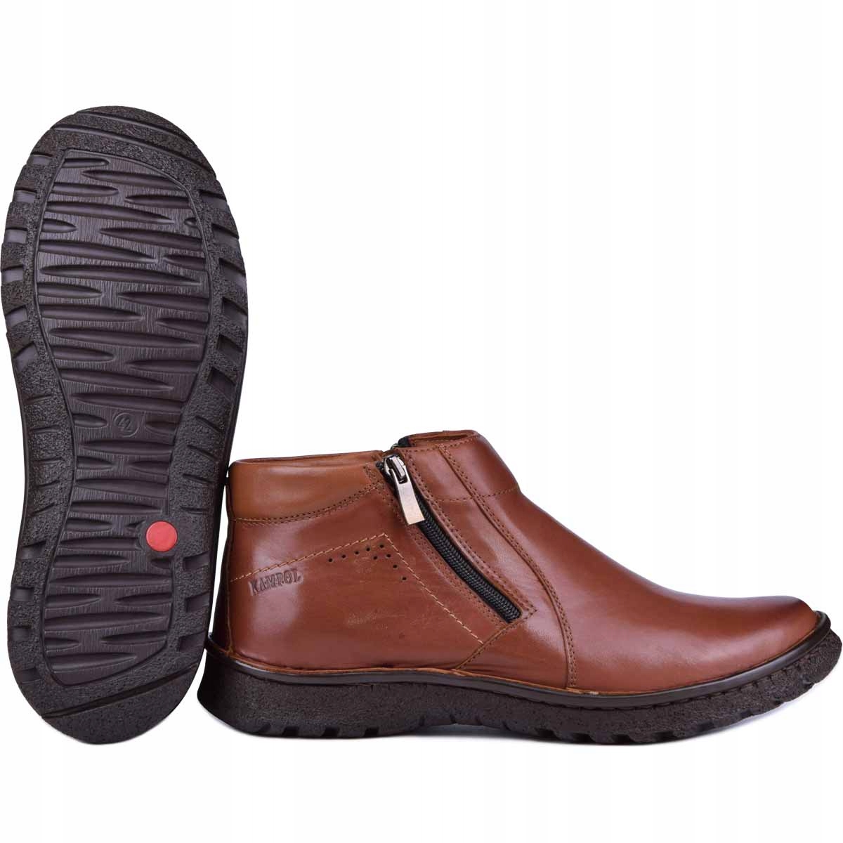 Trzewiki męskie ocieplane buty zimowe polskie 46 Tęgość G1/2