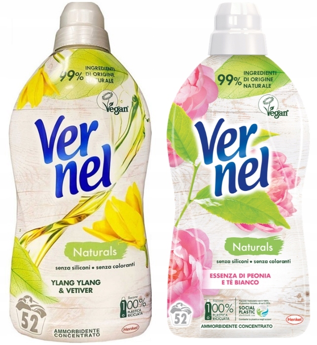 

Vernel Naturals Zestaw do Płukania 2x1,3l Włochy