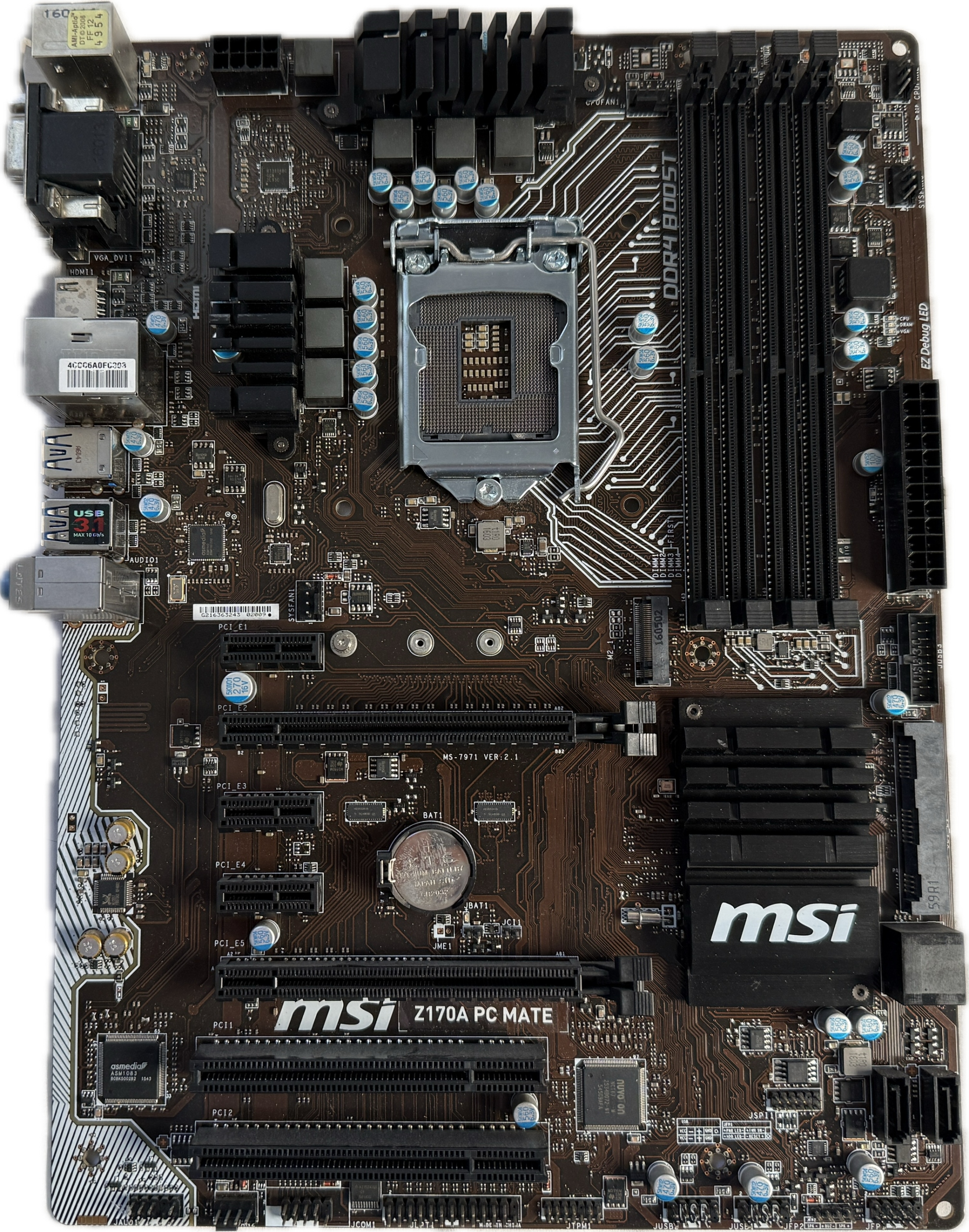 Płyta główna ATX MSI Z170A PC MATE