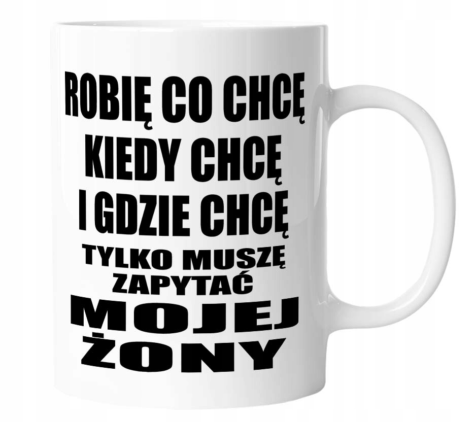 

Kubek dla Męża śmieszny napis