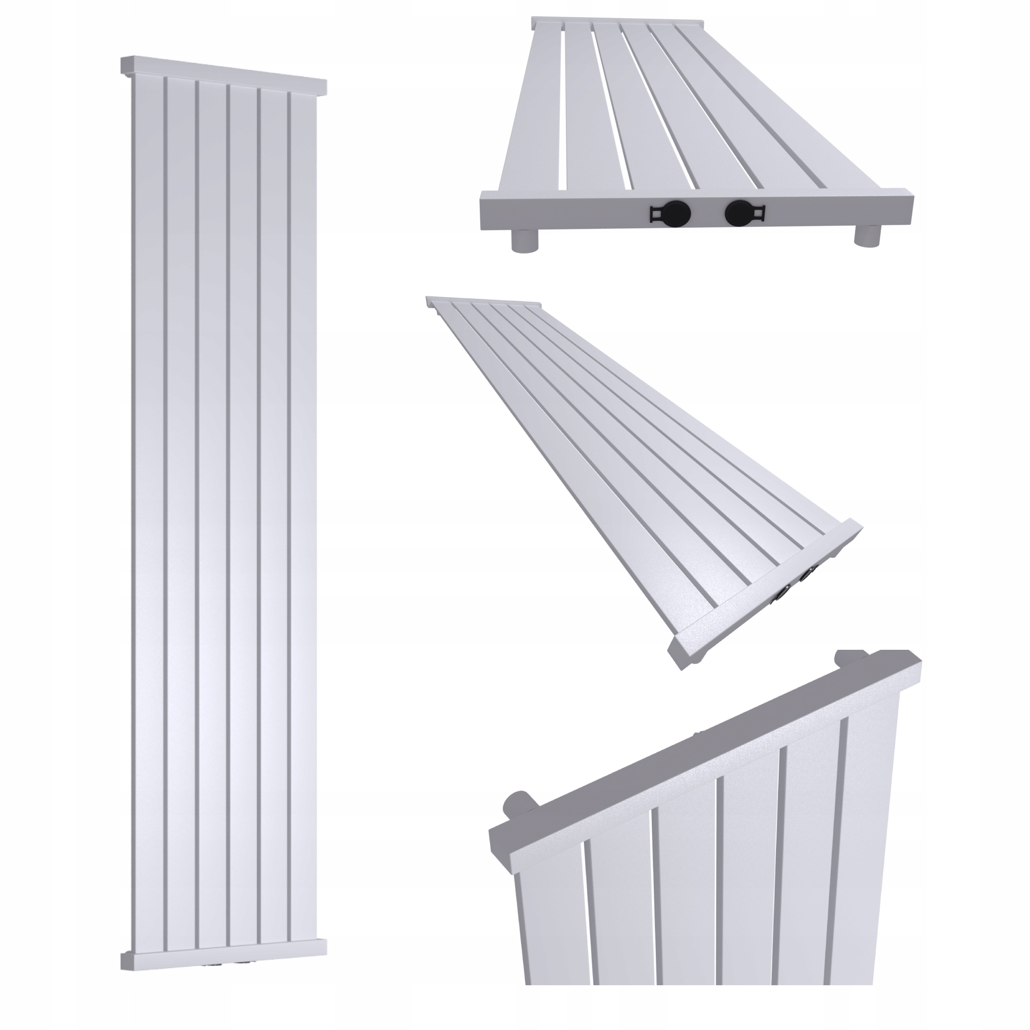 Dekorativní radiátor Lotus 120x26 Šedá Struktura