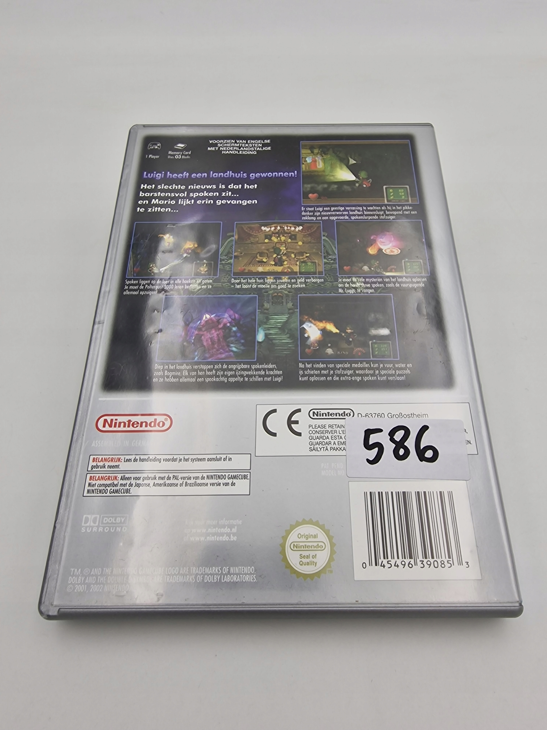 NINTENDO GAMECUBE LUIGI'S MANSION Tematyka gry akcji