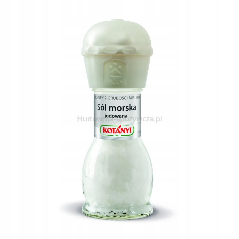 Kotanyi Mlýnek Jódovaná mořská sůl 92 g