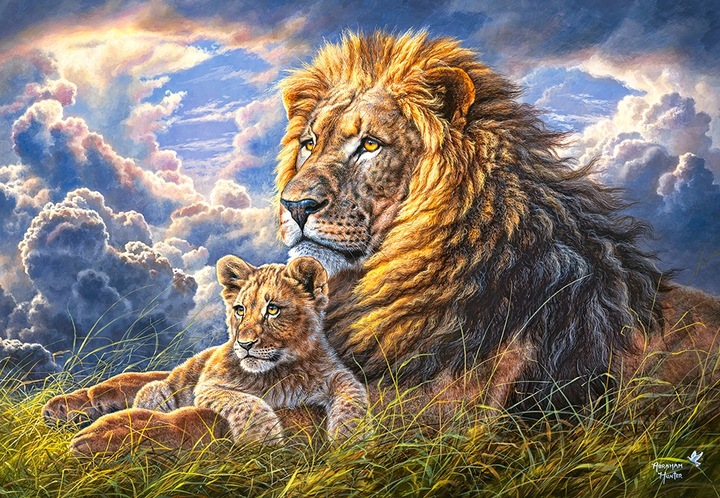 

Puzzle 1000 elementów Jaki ojciec, taki syn