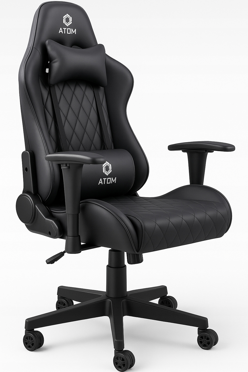 Fotel Gamingowy Ekoskóra Obrotowy Biurowy Krzesło Gracza Kubełek