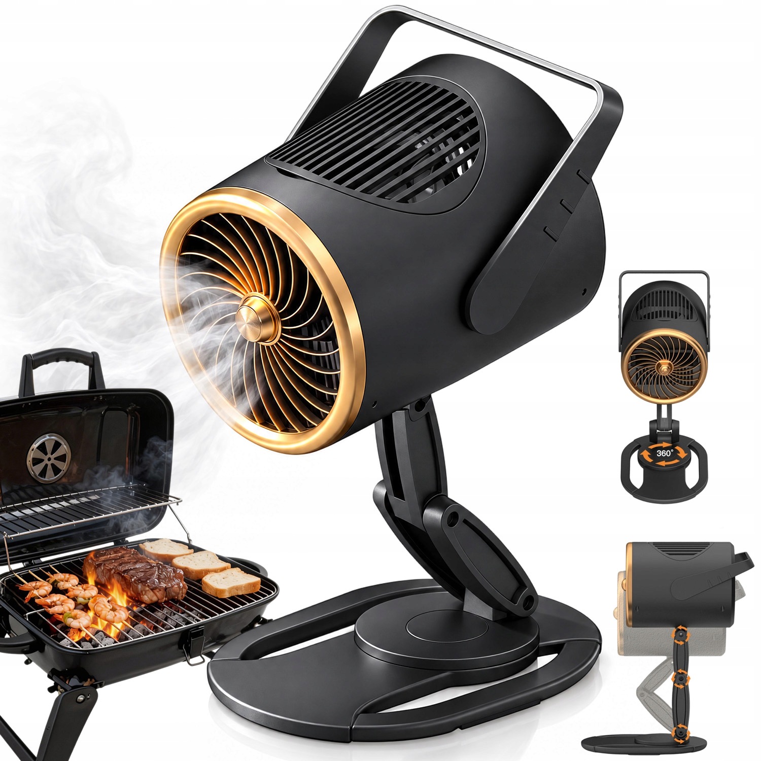 Ventilátor Digestoř Kuchyňská Digestoř Přenosná 3-RYCHLOSTNÍ Pro 5W