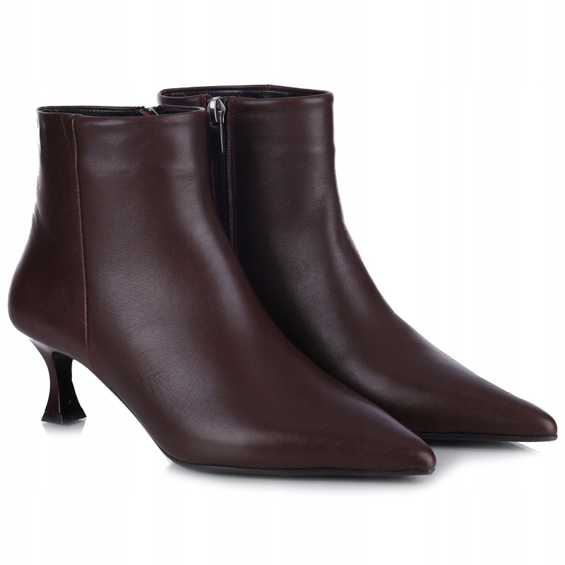 Dámské kotníkové boty Bombonella 8T G706 3221 133 vínové Kůže Vel. .39