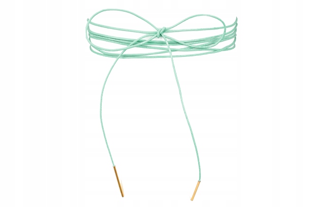 

Naszyjnik Choker Rzemyk na szyję Miętowy