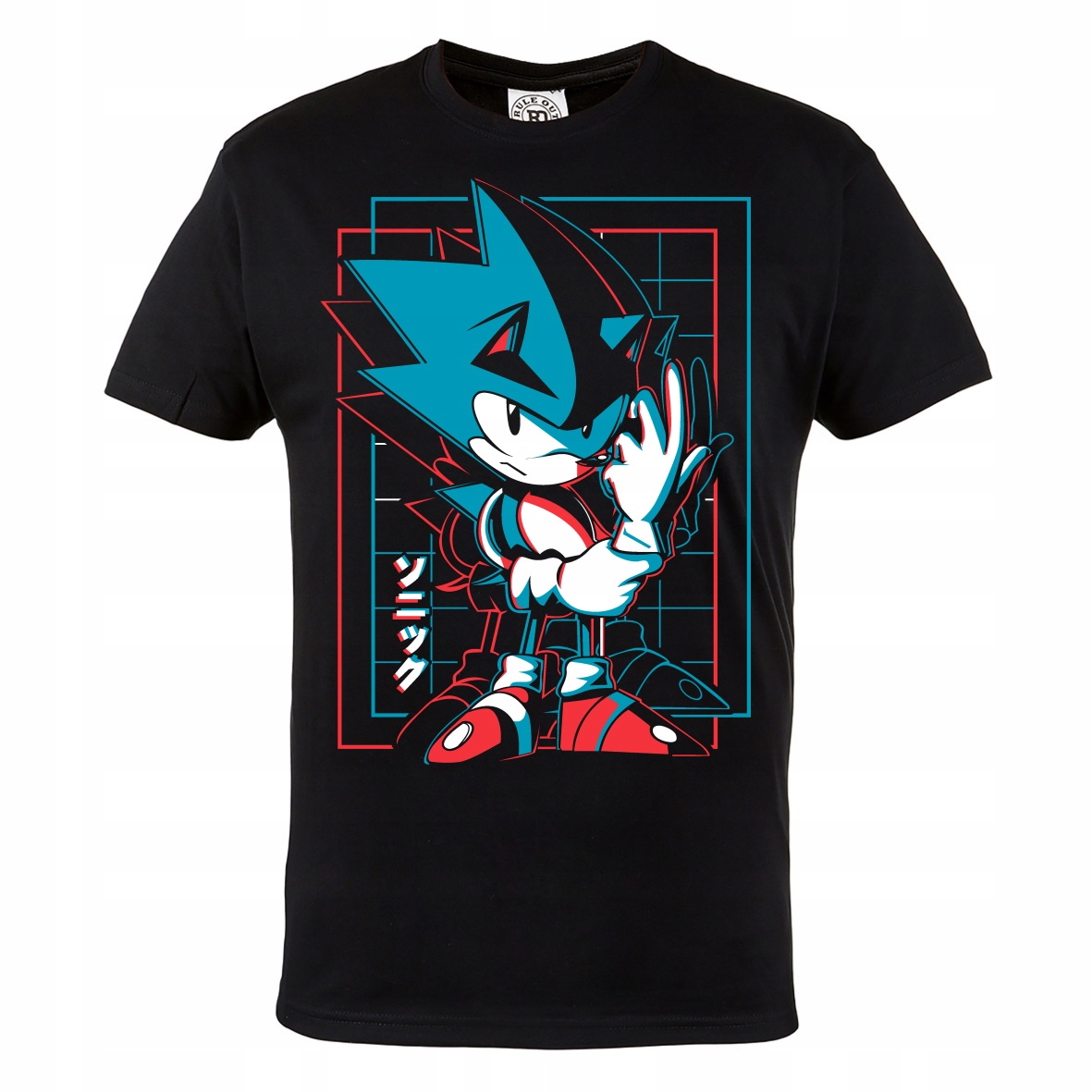 

Męska Koszulka Gra Video Sonic The Hedgehog