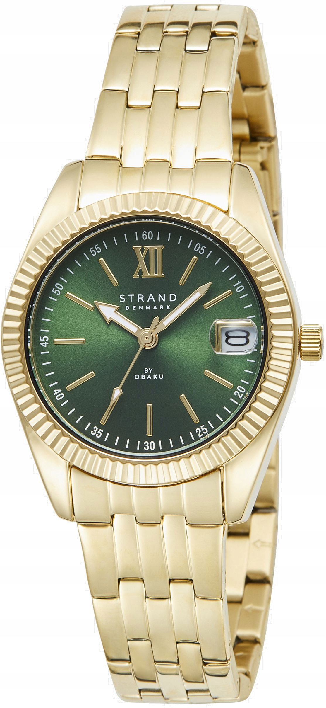 Nový originální dámský hodinkový strojek japonského typu Strand od firmy Obaku gravírování