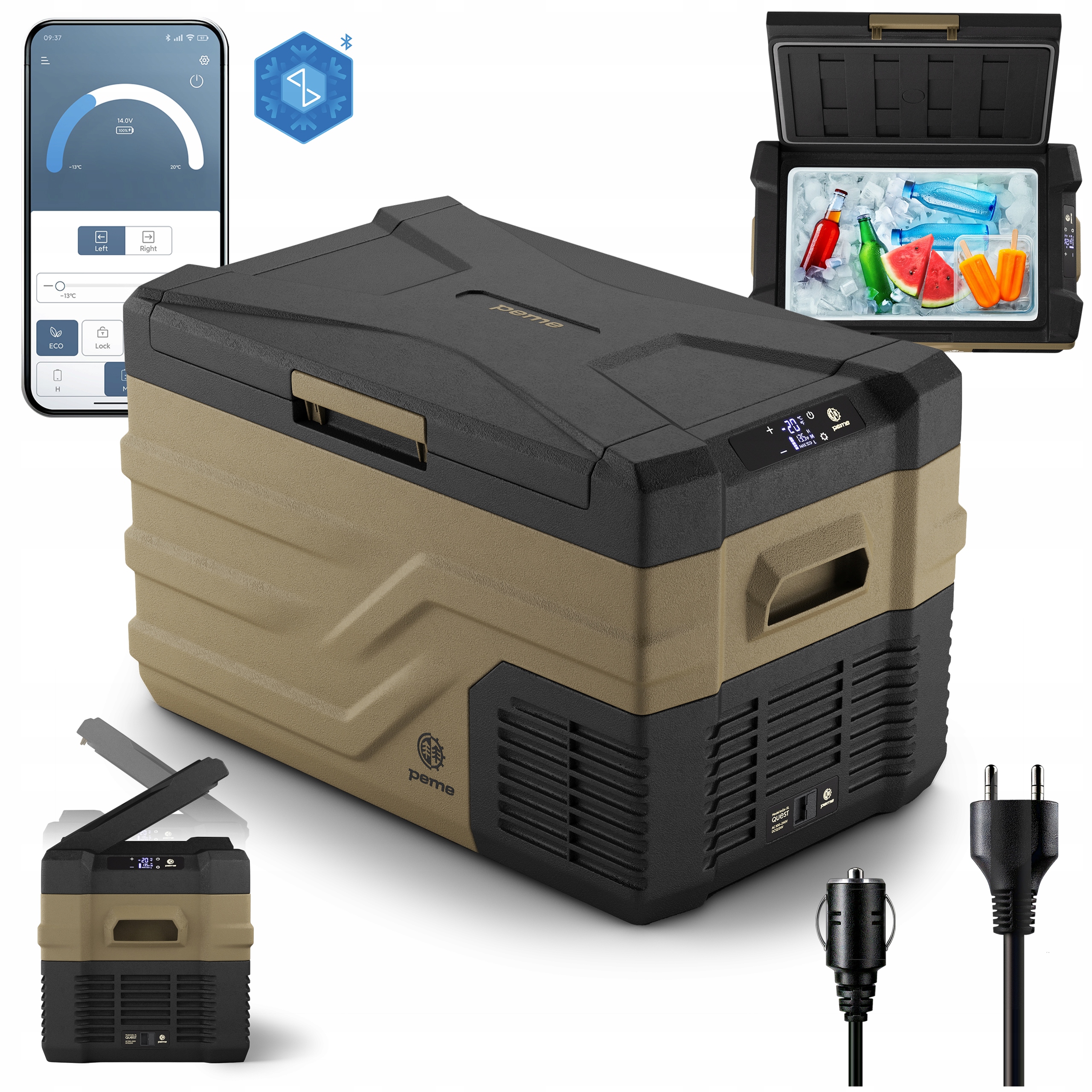 Lodówka Turystyczna Kompresorowa Zamrażarka Samochodowa Quest 30 Peme