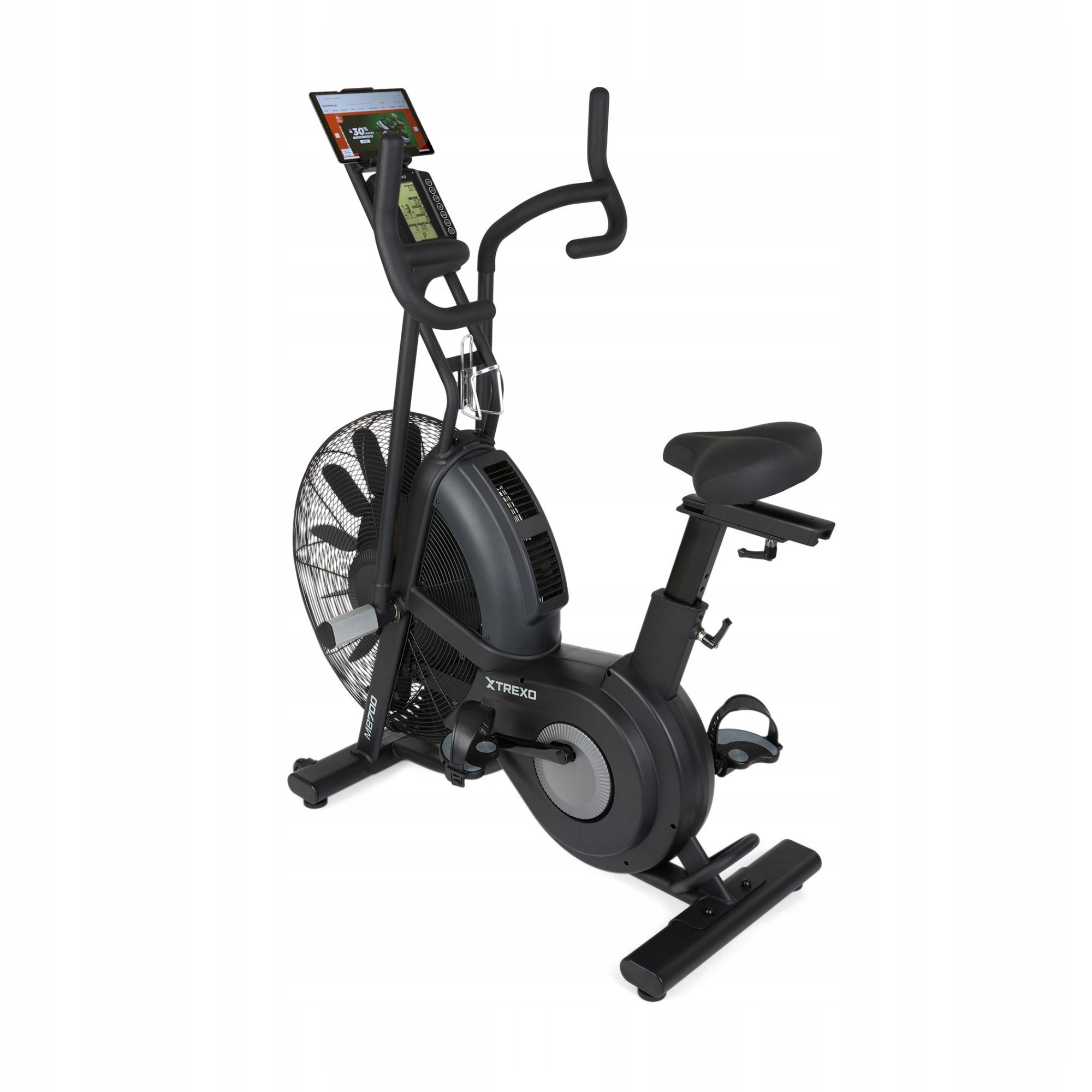 Trenażer eliptyczny Xtrexo MB700 150 kg Rower Powietrzny Trening Fitness