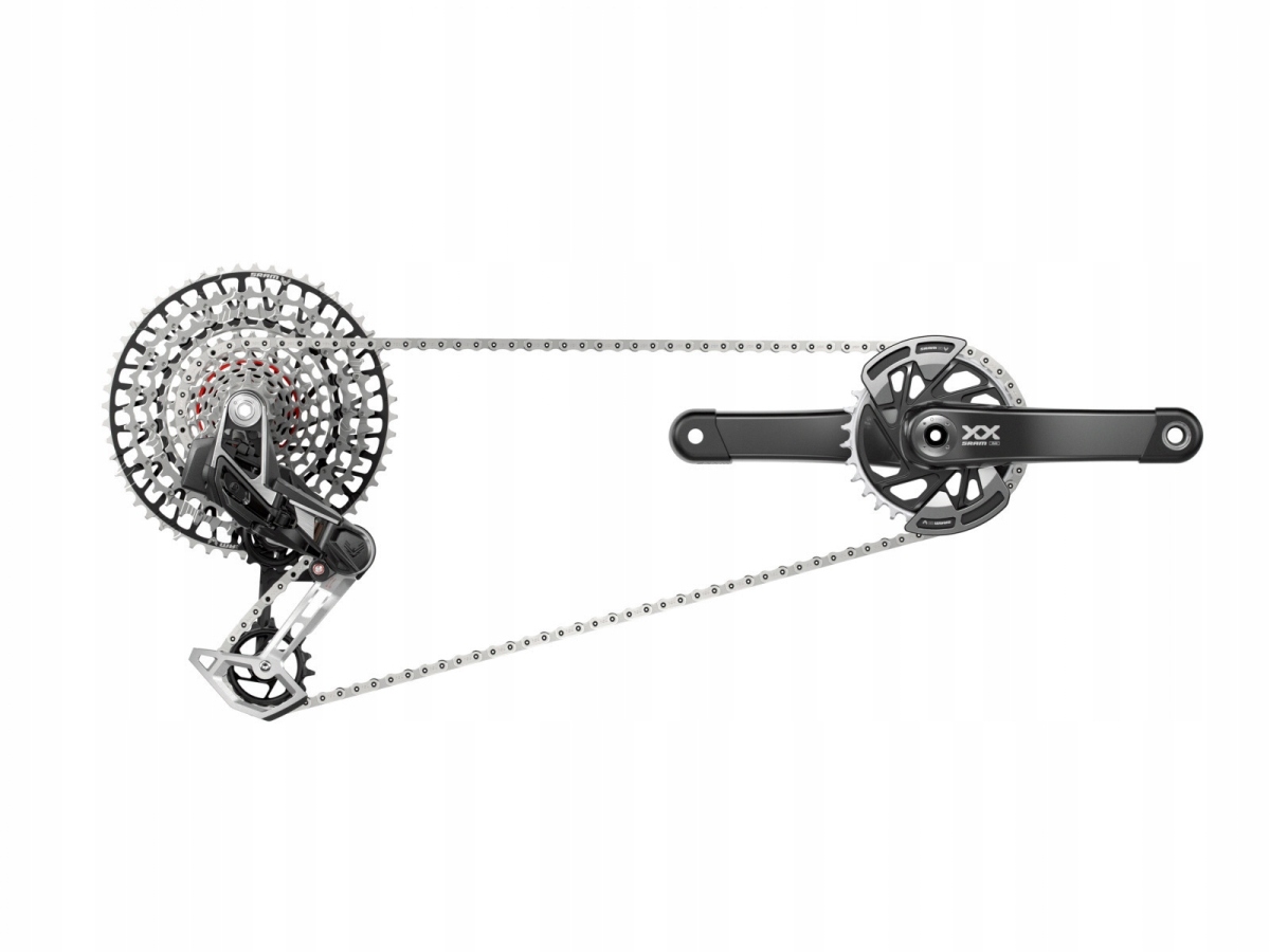 Skupina příslušenství Sram XX Axs Eagle Transmission E-mtb 1x12 10-52T 36T