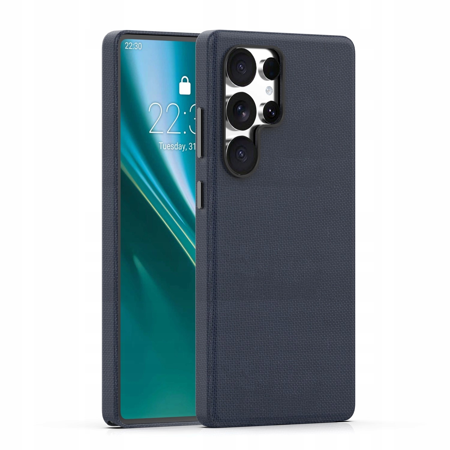 Etui do Samsung Galaxy S25 Ultra czarne Etteri magnetyczny ring 2300Gs