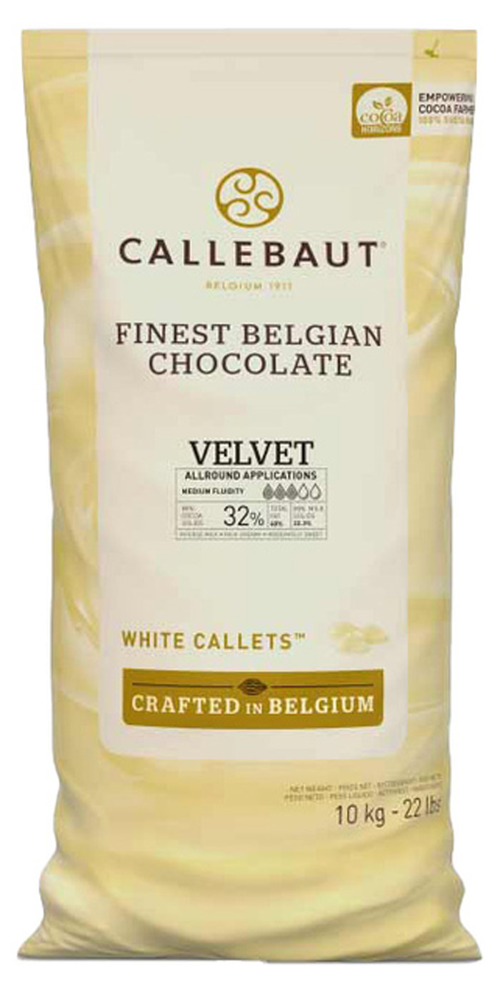 Czekolada Callebaut Biała 32% W3 Velvet Finest Belgian Chocolate 10 kg