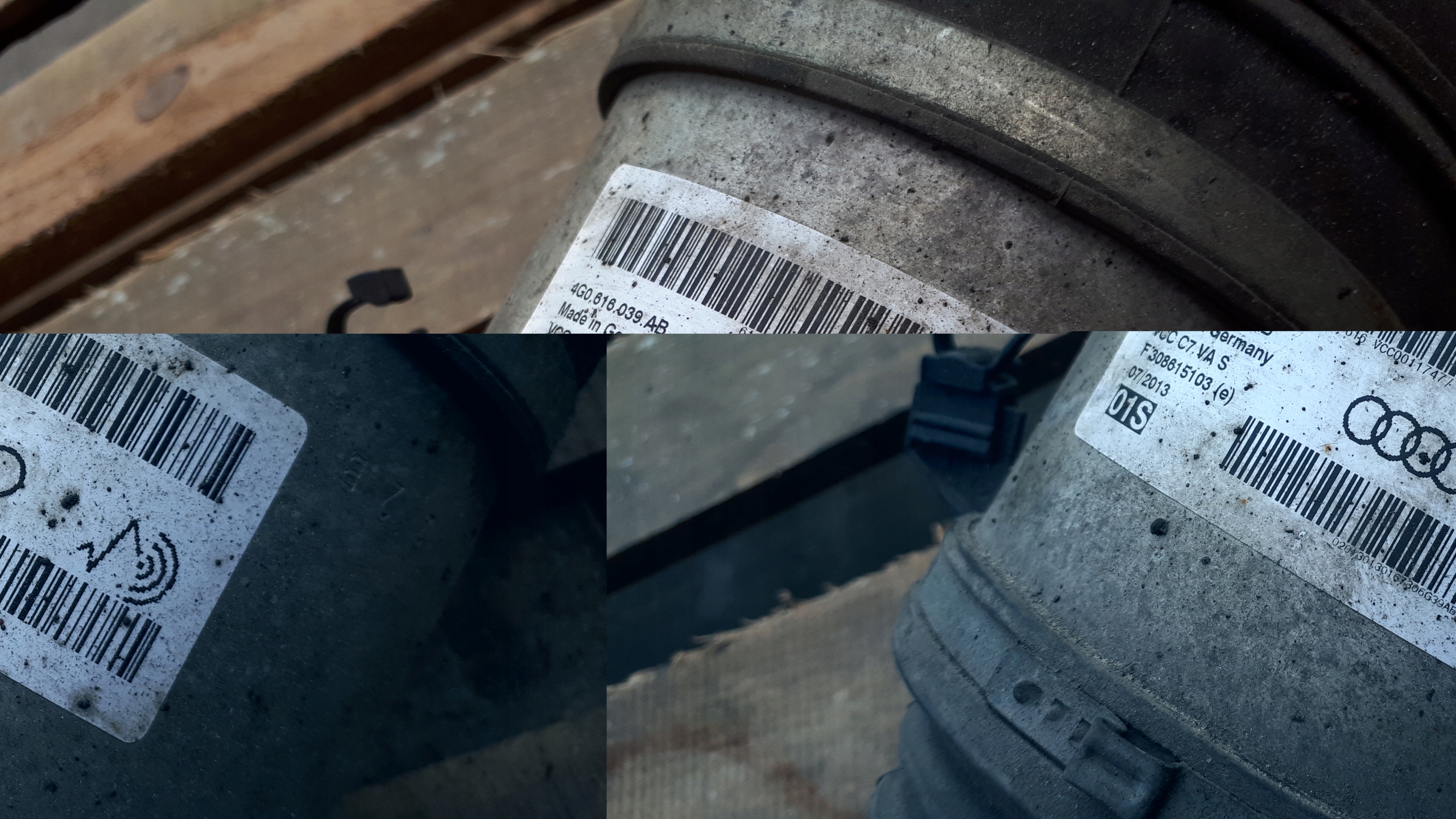 S7 4G A7 shock absorber left front 4.0 TFSI S6 A6 C7