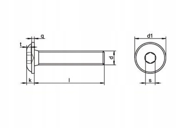 ŚRUBA ŚRUBKA M5x8 NIERDZEWNA POSZERZANA 3D 10 szt Producent Matik